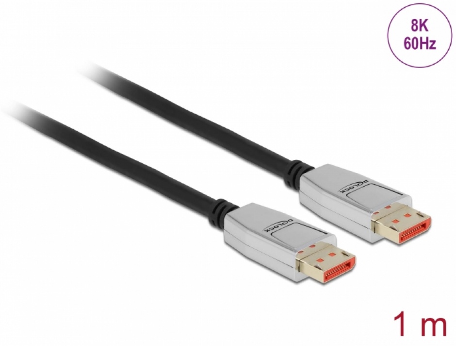 Cablu DisplayPort 1.4 8K HDR, 1m, Delock