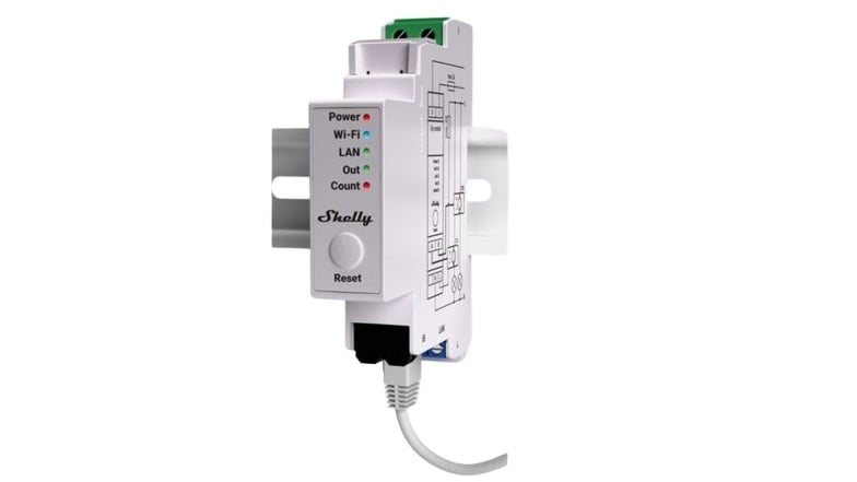Shelly PRO EM - Monitorizare Consum 50A Wi-Fi