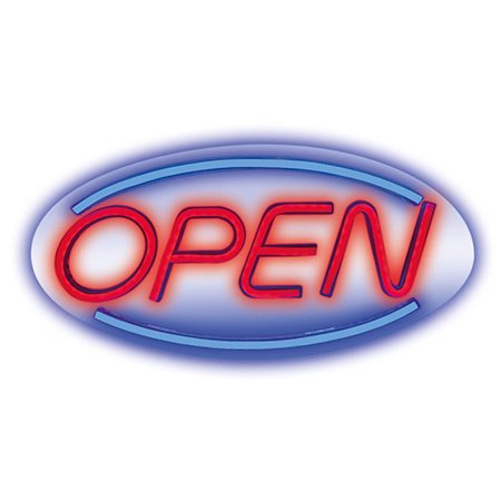 Reclama LED Neon Albastră Open - Forever Light