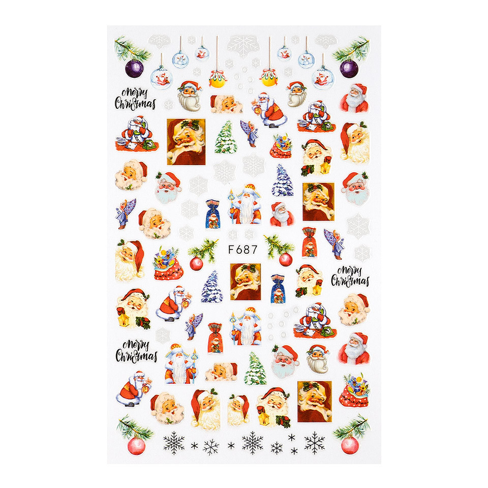 Abtibild Unghii SensoPRO Milano Santa Charm F687
