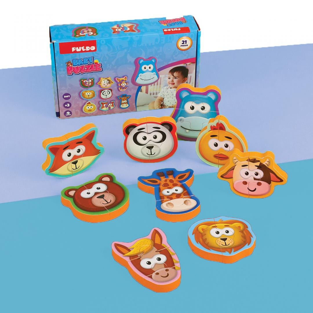 Puzzle Bebe Din Spuma 21 piesi - Casuta de Joaca Educativa - imagine 9
