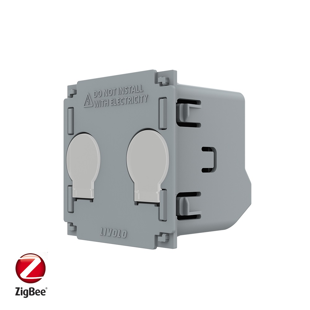Modul Touch Dublu Livolo ZigBee - Inteligent - imagine 1