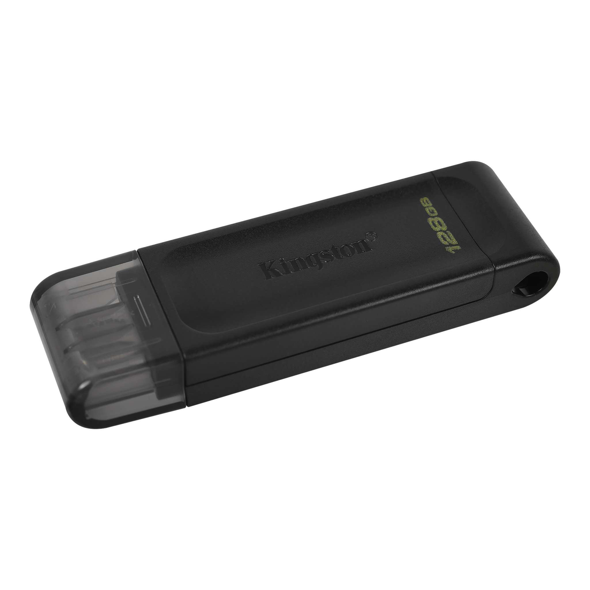Memorie USB KINGSTON DataTraveler 70 128GB Type-C Negru - imagine 2