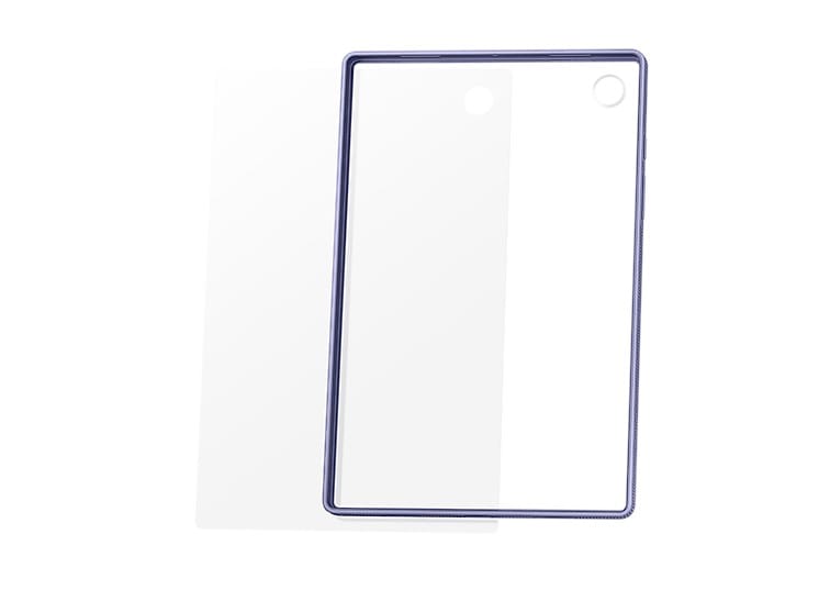 Husa Samsung Galaxy Tab A8 Clear Edge Lavender - imagine 6