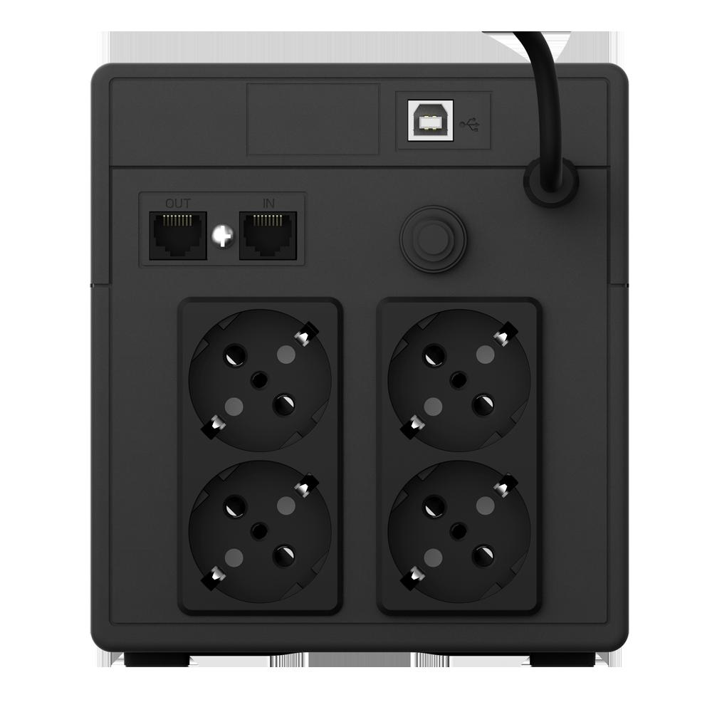 UPS NJOY Cadu 1000 1000VA 600W LCD Tactil - Protecție Premium - imagine 2