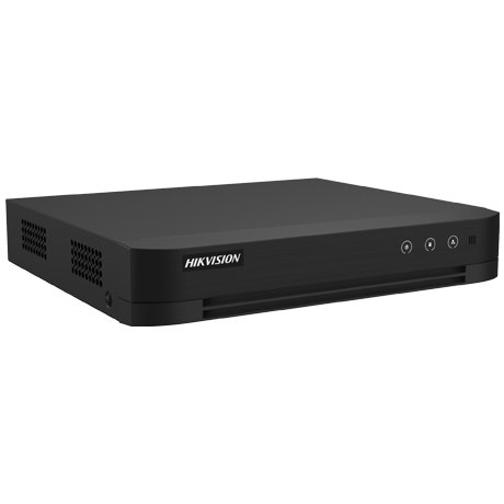 DVR Hikvision AcuSense 4 canale 3K, 1 canal IP 6MP