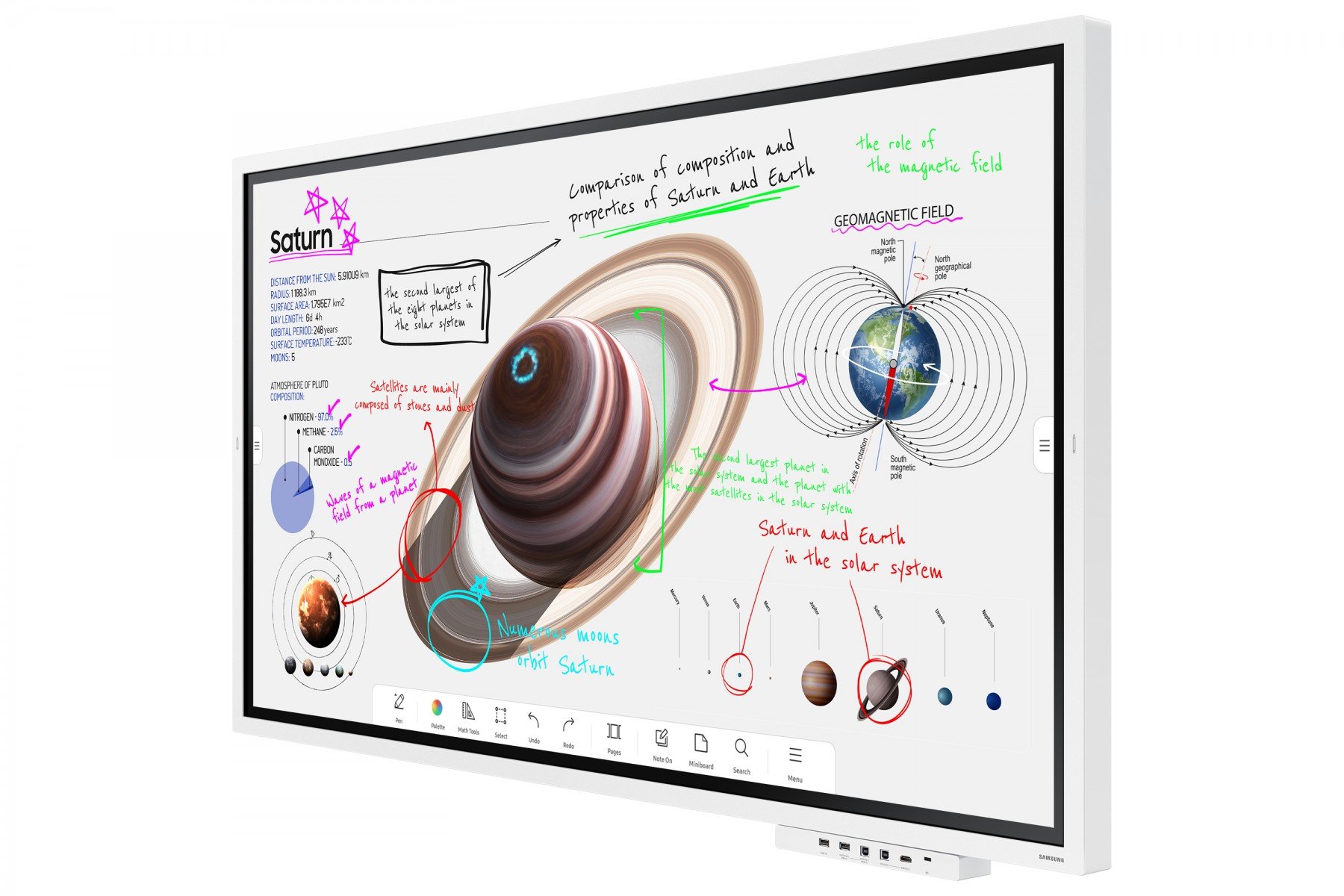 Display Interactiv Samsung Flip Pro 65" UHD 4K - Colaborare Avansată - imagine 5