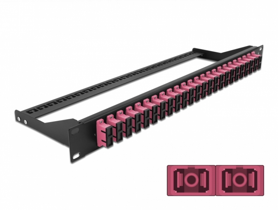 Patch Panel 19" 24x SC OM4 Delock