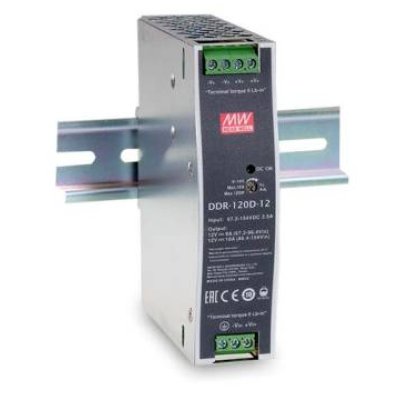 Convertor DC/DC MeanWell DDR-120D-24, 24V, 5A, 120W
