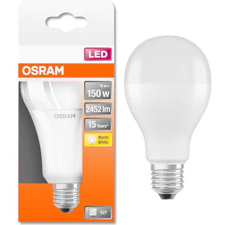 Bec LED Osram A150 E27 19W, 2452 lm, 2700K