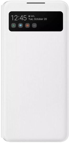 Husă Samsung Galaxy A42 5G Smart S View Cover Alb Originală - imagine 2