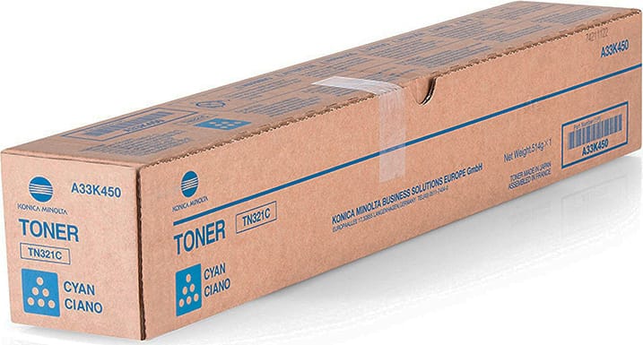Toner Original Konica Minolta TN-321C Cyan 25.000 pagini - imagine 5