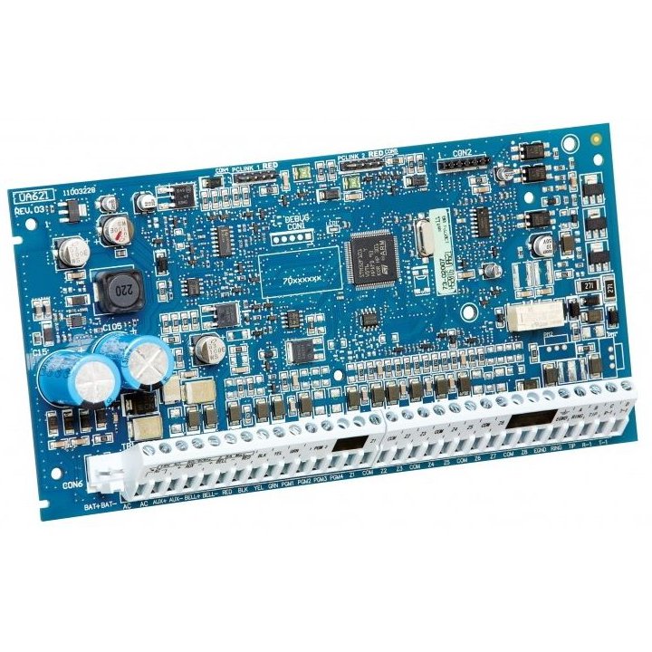 Centrală Alarmă 6 Zone DSC NEO, Hibridă