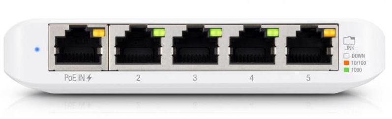 Switch Ubiquiti USW-FLEX-MINI-EU 5x Gigabit Managed PoE+