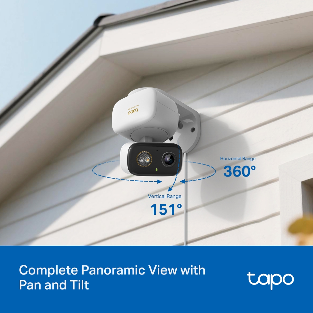 Cameră Supraveghere WiFi 5MP TP-Link Tapo - Pan/Tilt 360°, IP65 - imagine 5