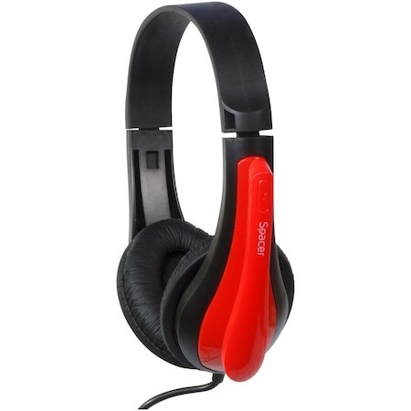 Căști Spacer SPK-507 cu Microfon - Audio Clar pentru PC și Multimedia - imagine 2