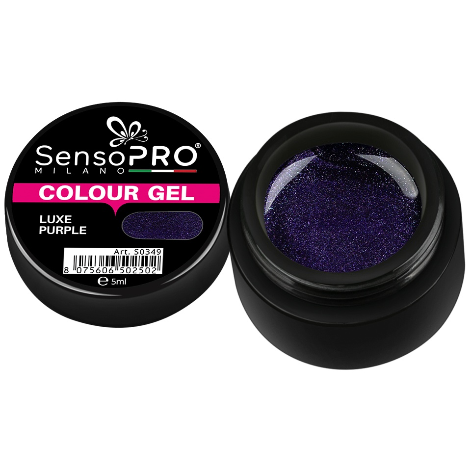 Gel UV Colorat Luxe Purple 5ml SensoPRO Milano