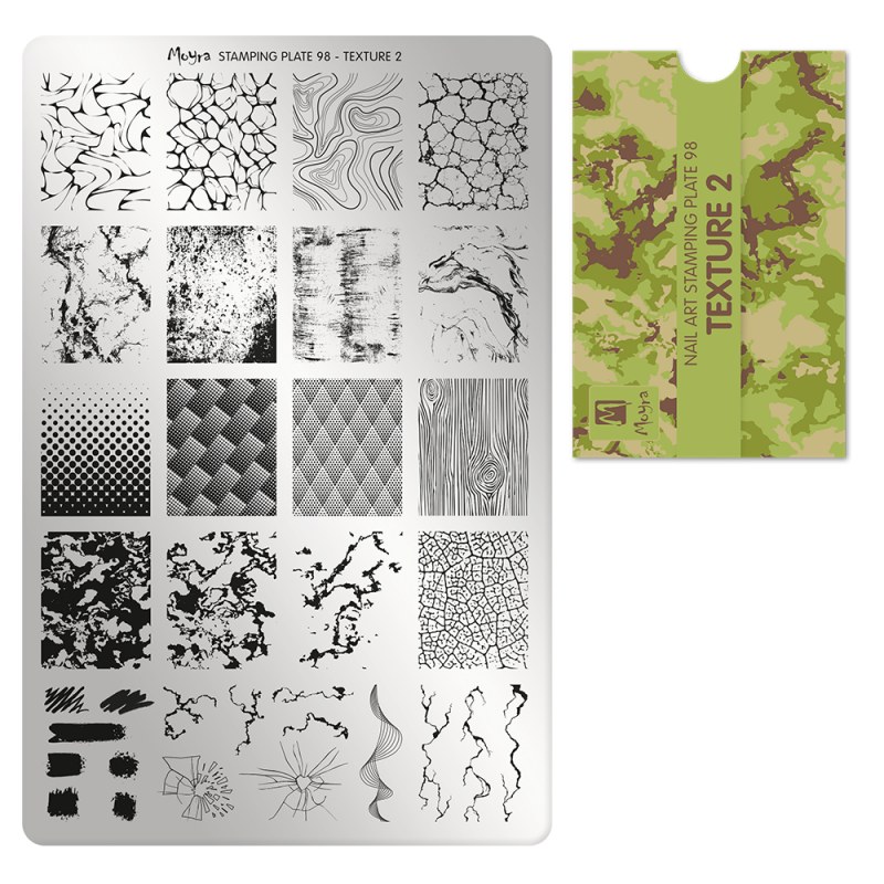 Matriță Ștampilă Nail Art Texture 2 - Nailshop