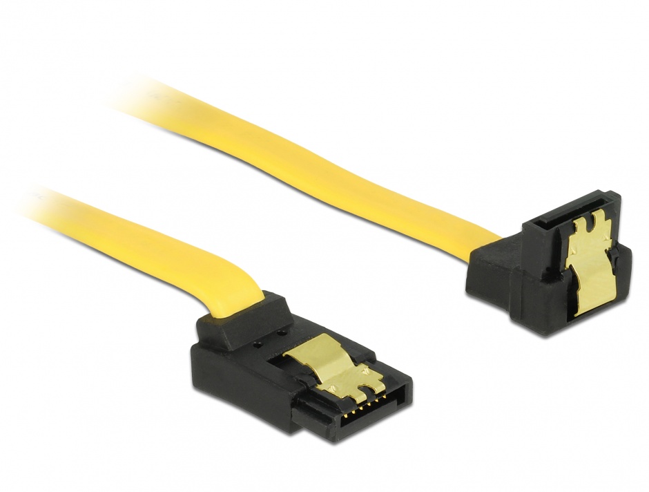 Cablu SATA III 6Gb/s 50cm cu Fixare Delock