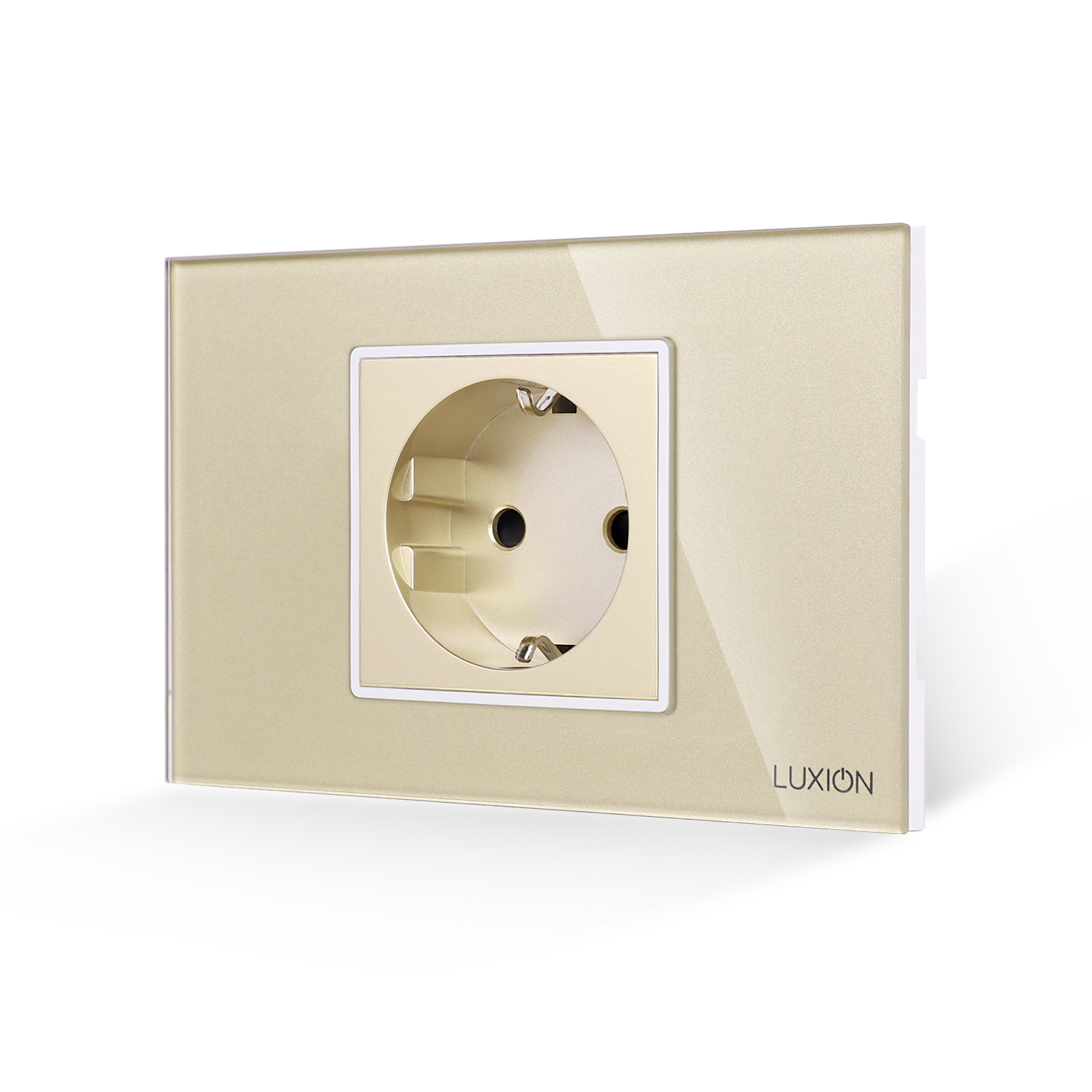 Priza Simplă LUXION cu Ramă din Sticlă, IP44, 117x75x34 mm - imagine 9