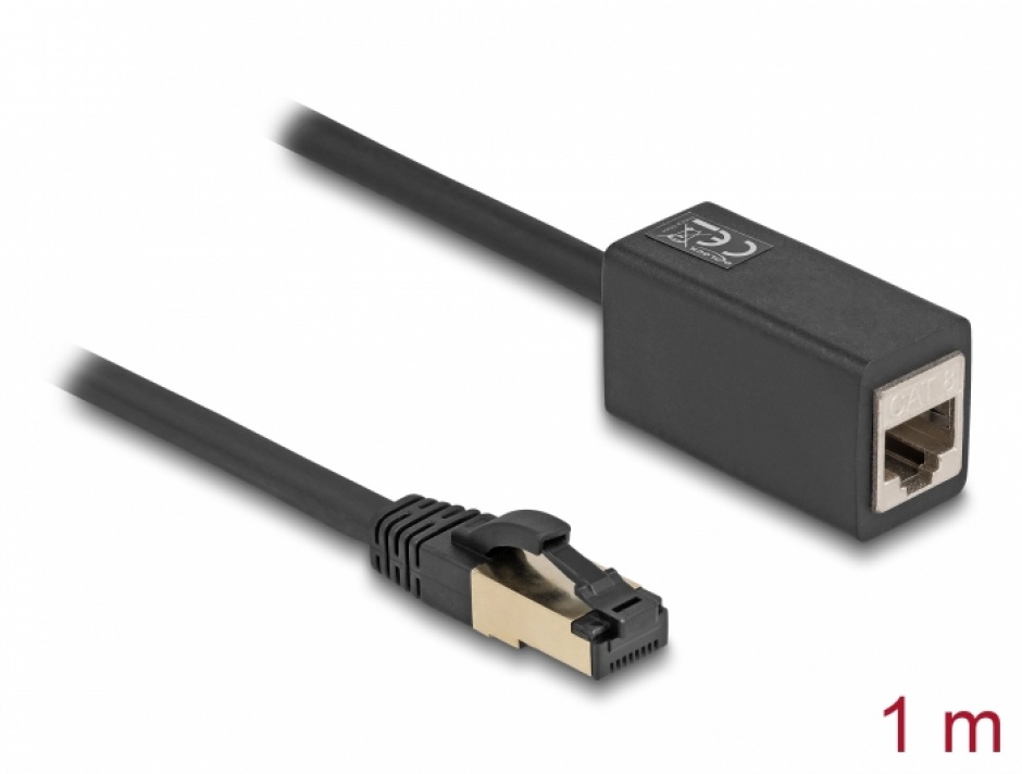 Cablu Delock RJ45 SFTP Cat.8.1 1m, 40 Gbps