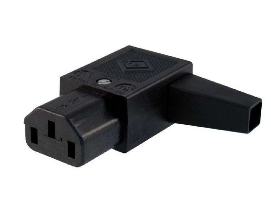 Conector alimentare C13 unghi 230V OEM