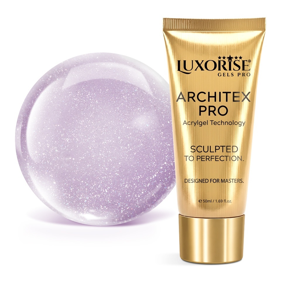 Polygel LUXORISE ARCHITEX PRO - Intense Elegance Collection, Poetry Purple, 50ml