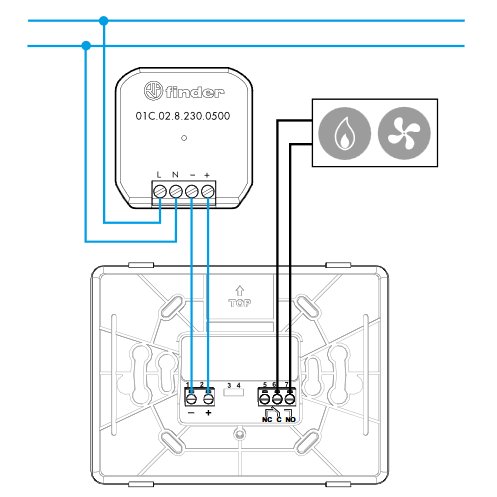 Sursa de alimentare Finder 5 VCC pentru BLISS2