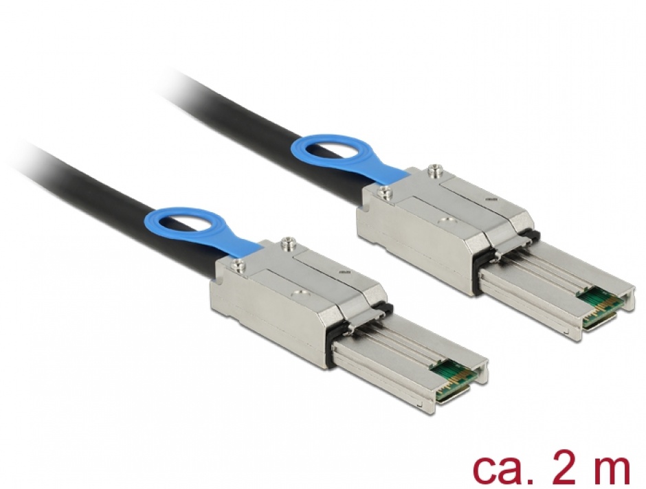 Cablu Mini SAS SFF-8088 2m, Delock 83571