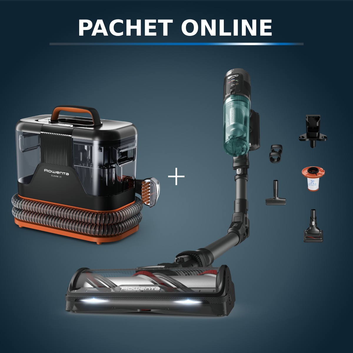 Rowenta: Pachet Aspiratoare Curatenie Completa