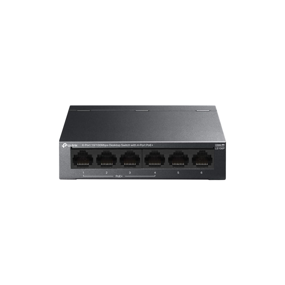 Switch TP-Link LS106P 6-Port cu 4x PoE+ | 131.64 RON - imagine 2