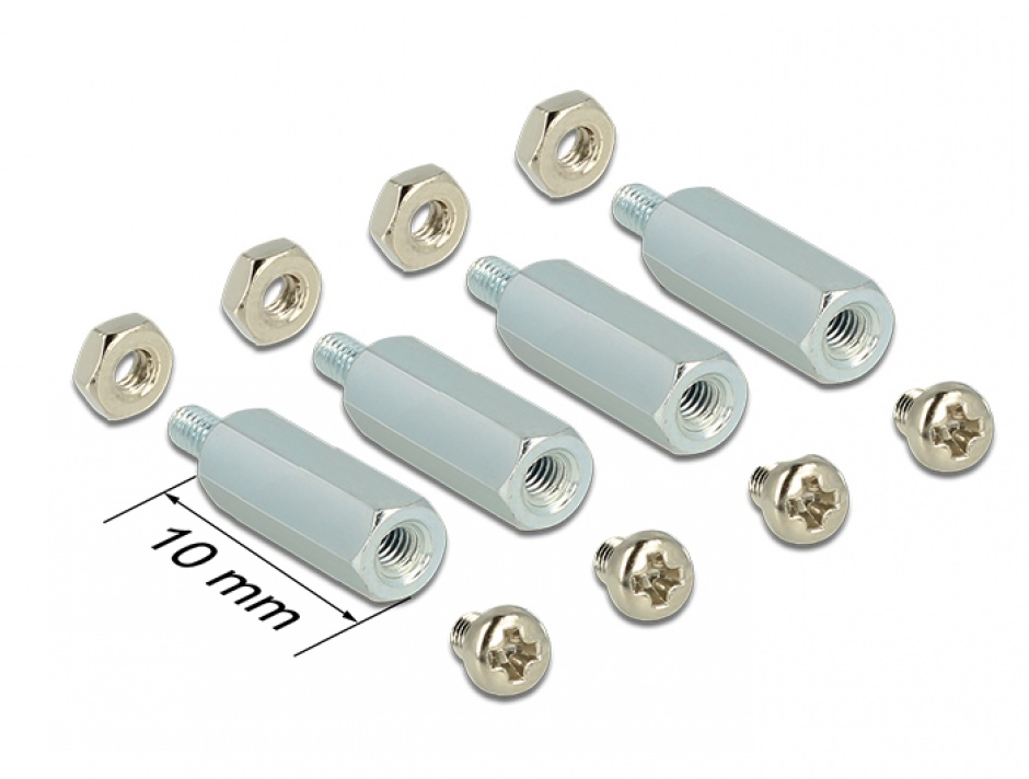 Kit Montaj Raspberry Pi Delock 10mm