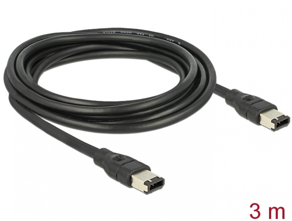 Cablu FireWire 6-6P 3m Delock