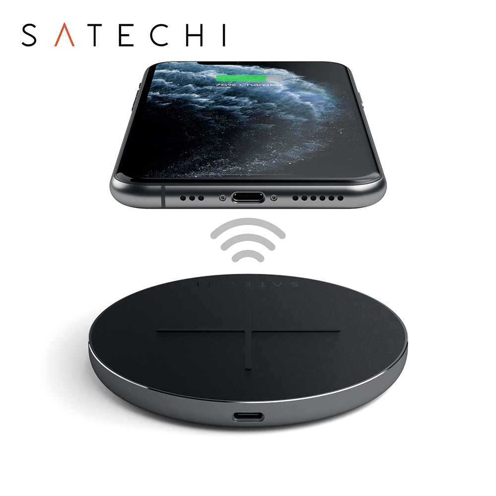 Încărcător Wireless Satechi 10W, Certificat Qi - imagine 12