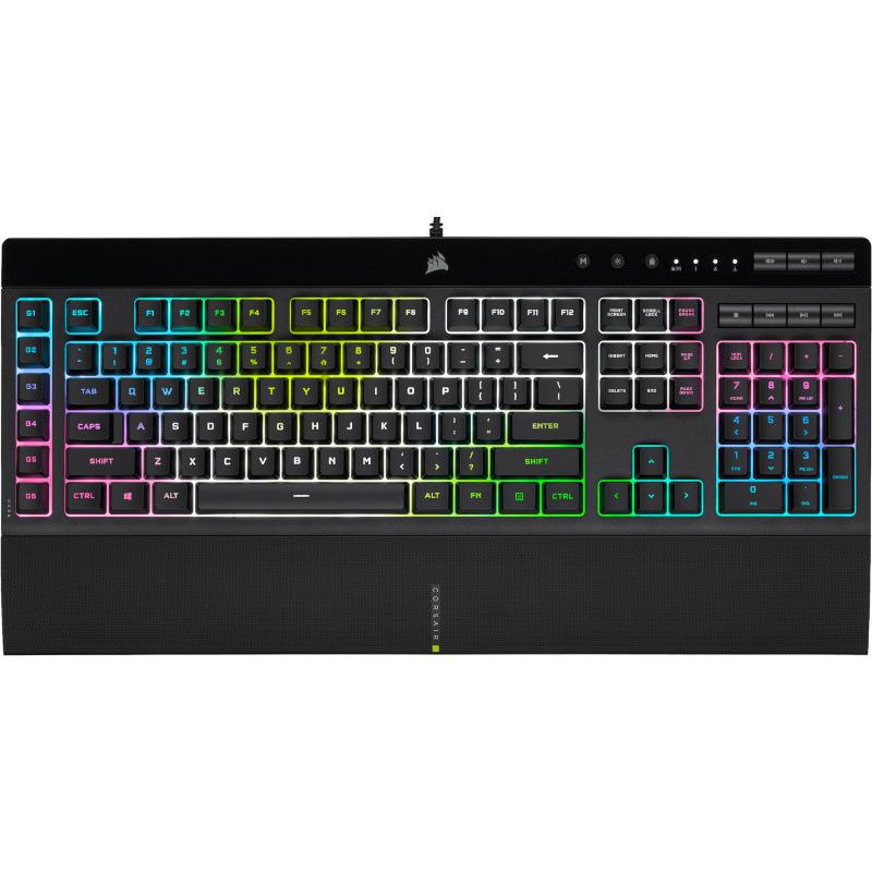 Tastatură Gaming CORSAIR K55 RGB PRO cu Iluminare RGB