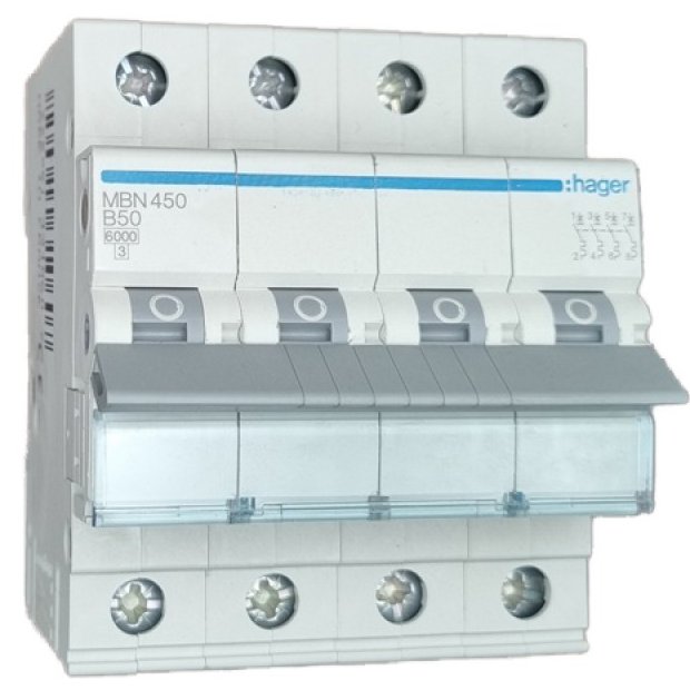 Siguranță Automată Hager 4P 50A