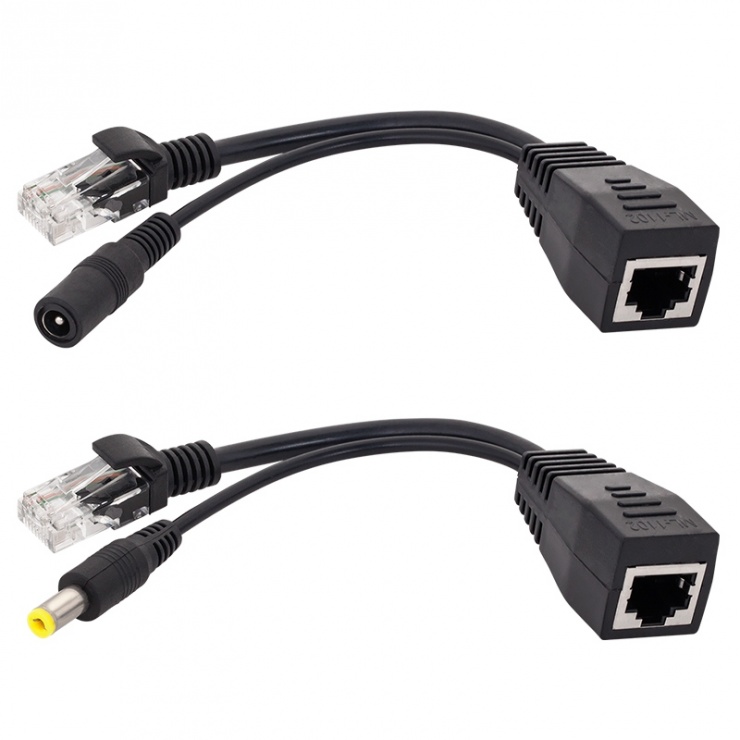 Set 2 Adaptoare PoE OEM pentru Alimentare Rețea - imagine 1