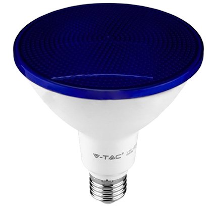 Bec LED PAR38 E27 17W Albastru IP65 V-TAC