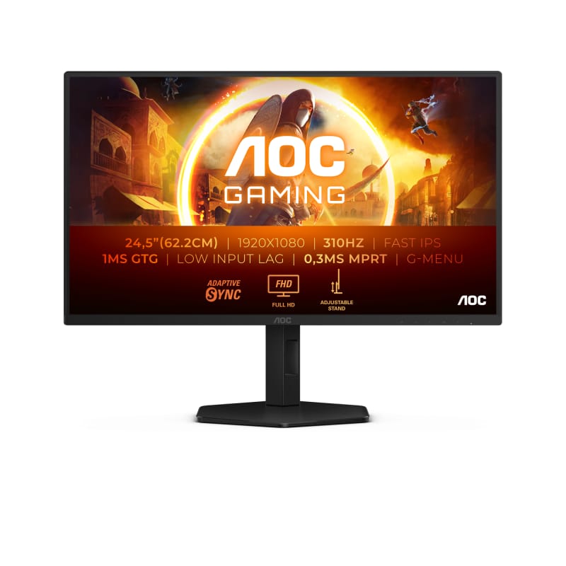 Monitor Gaming AOC 24.5" 25G4SXU 310Hz IPS 1ms Full HD - imagine 2
