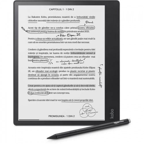 Kobo Elipsa 2 10.3" 32GB, Stylus și Husa - imagine 2