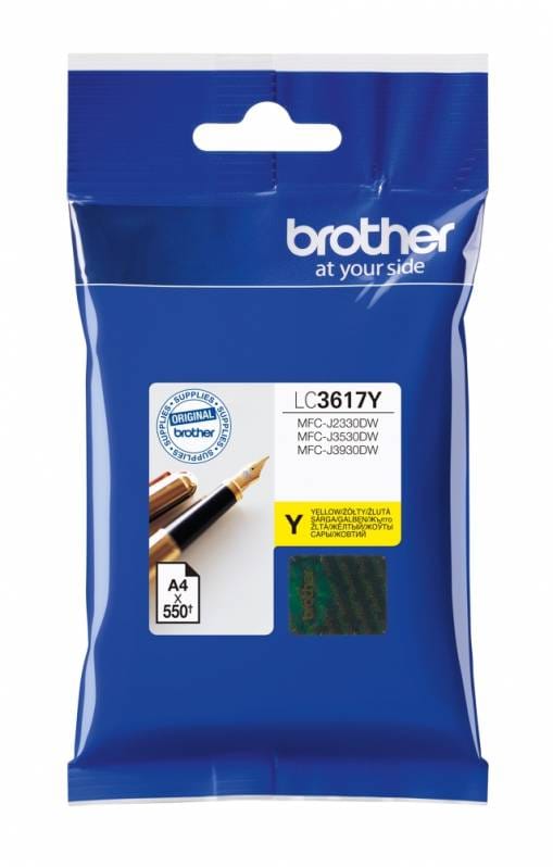 Cartus Original Brother LC3617Y Galben - 550 Pagini - imagine 4