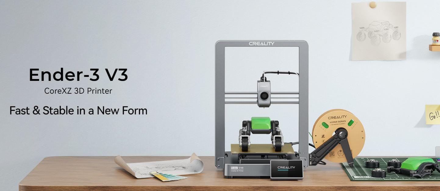 Imprimantă 3D Creality Ender-3 V3 FDM 220x220x250mm WiFi - imagine 3