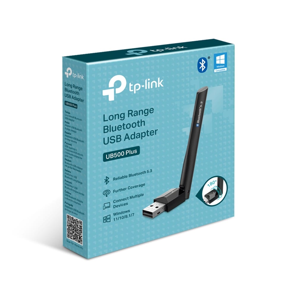 Adaptor Bluetooth 5.3 TP-Link UB500 Nano USB pentru PC si Laptop - imagine 14