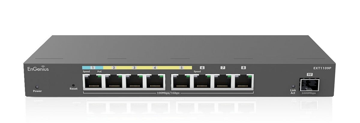 Switch PoE EnGenius EXT1109P cu Management Cloud