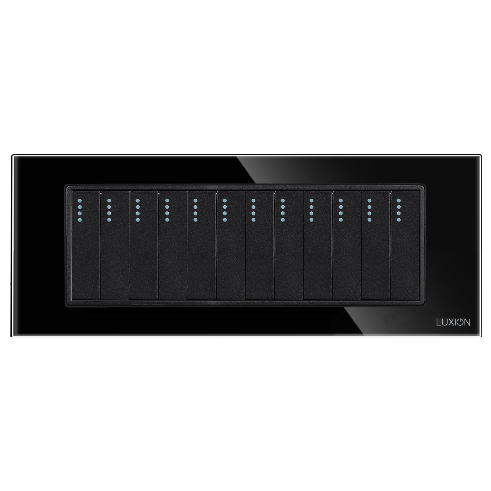 Întrerupător Mecanic 12 Posturi Luxion cu Rama Sticlă - imagine 6