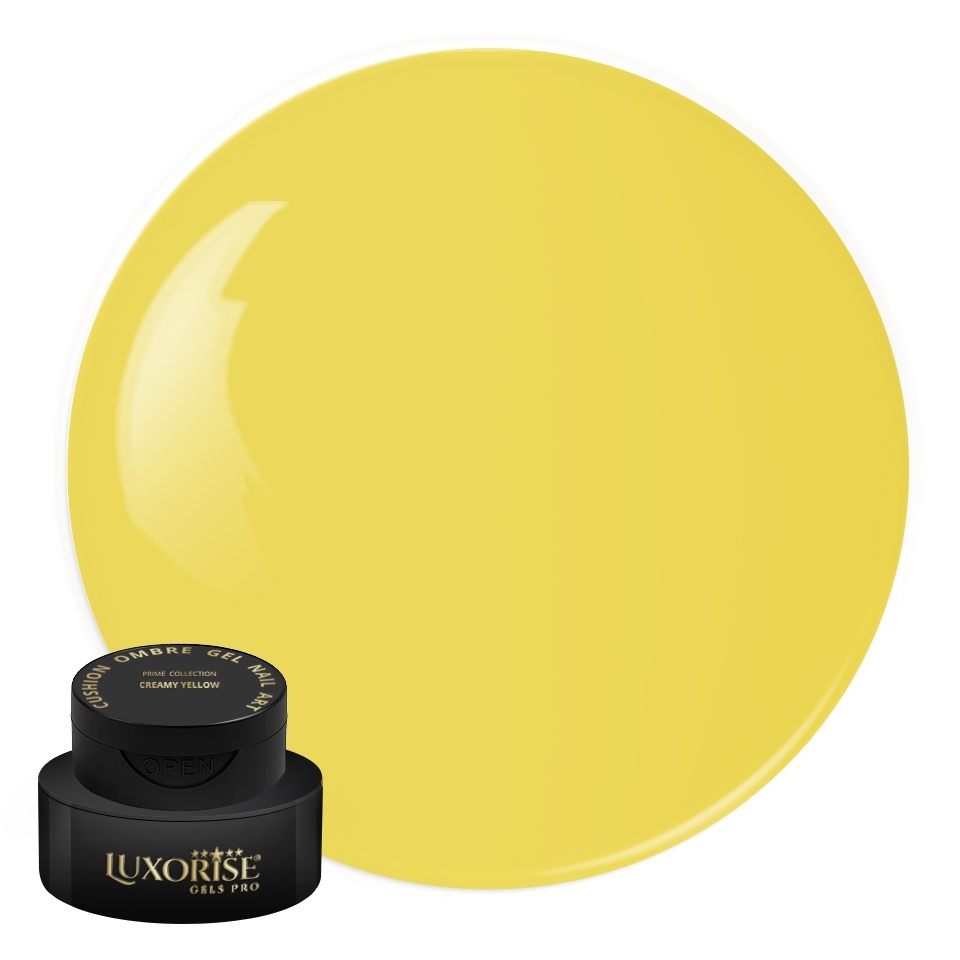 Gel UV Nail Art Babyboomer LUXORISE Cushion Ombre Prime - Creamy Yellow, 2ml