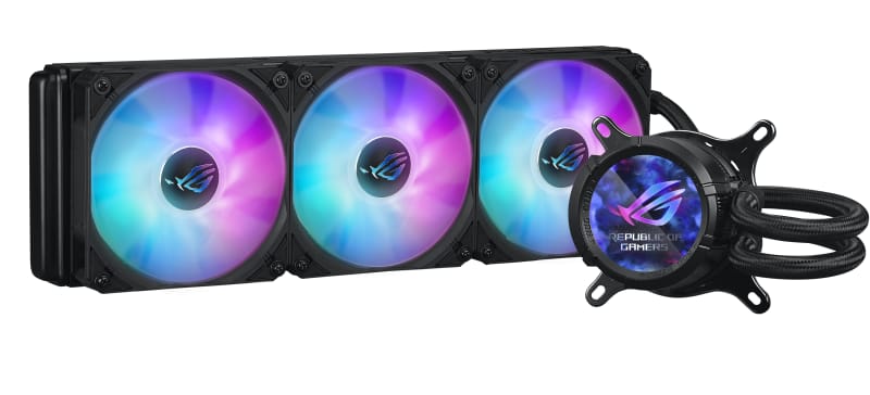 Cooler CPU ASUS ROG Strix LC III 360 ARGB LCD Black - imagine 2