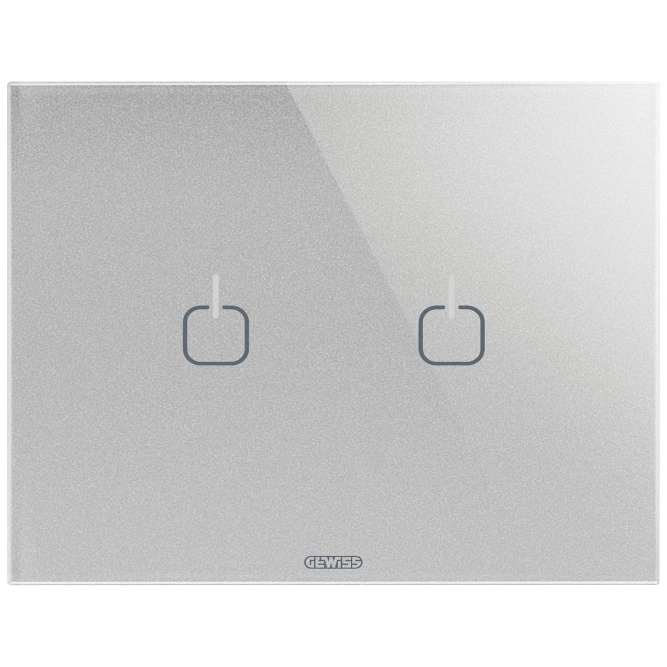 Rama 3 module Gewiss Chorus Ice Touch Titan