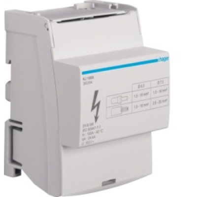Repartitor Hager KJ100A 4P 100A pentru sisteme trifazate