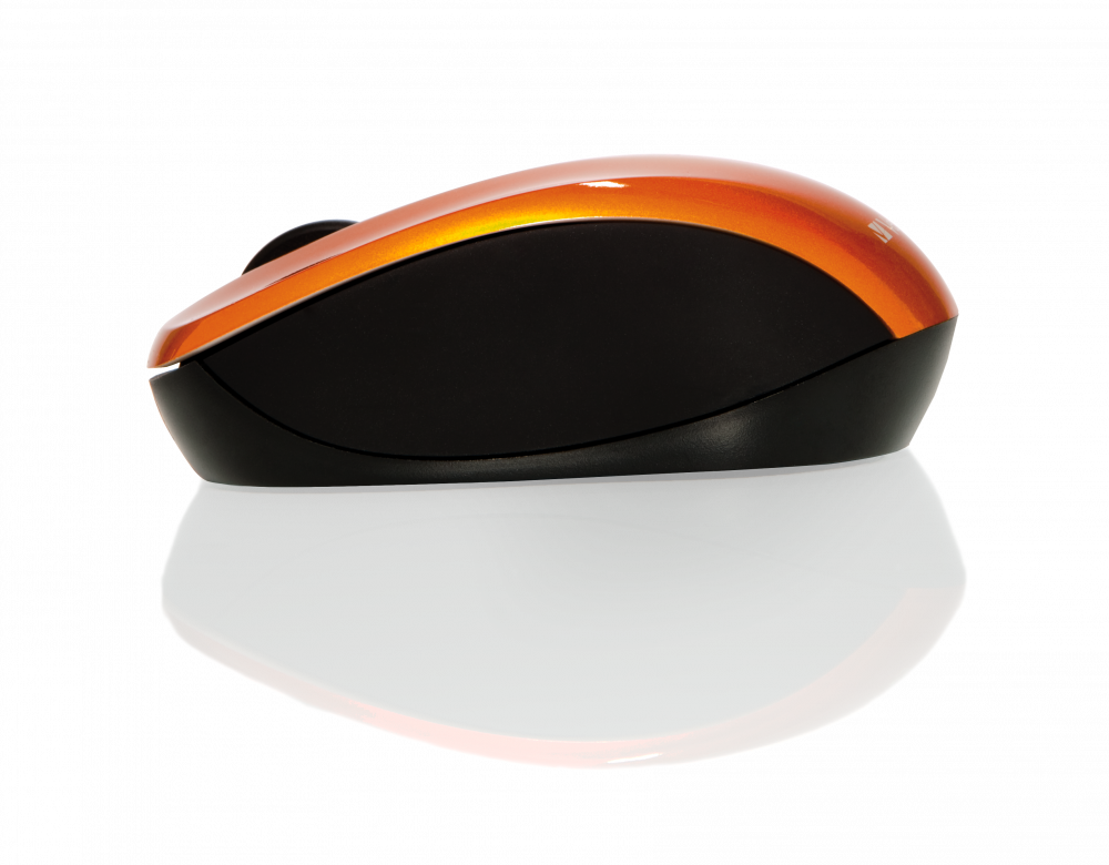 Mouse Wireless Verbatim Nano Portocaliu Vulcanic - 49045 - imagine 2